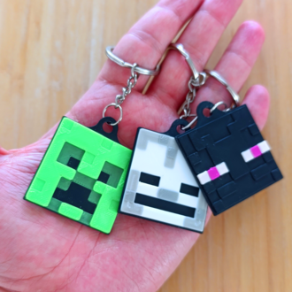 MINECRAFT Figürleri Seti Anahtarlık