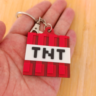 MINECRAFT TNT Anahtarlık