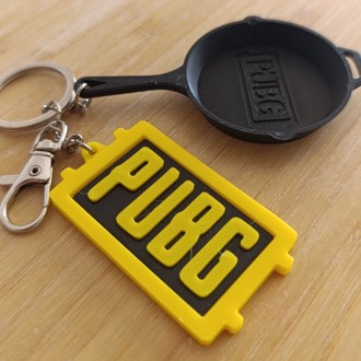 PUBG TAVA (PAN) + Logo Anahtarlık