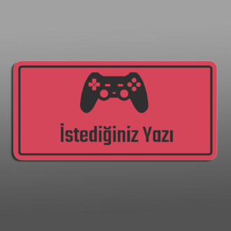 İsminize Özel Gamer Tabela