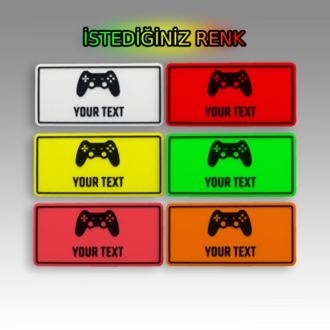 İsminize Özel Gamer Tabela