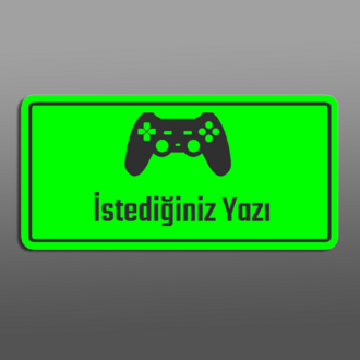 İsminize Özel Gamer Tabela