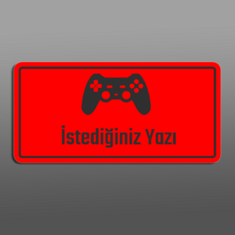 İsminize Özel Gamer Tabela