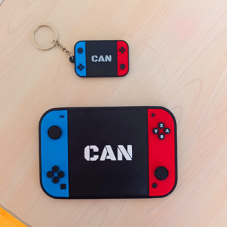 İsminize Özel Gamer Seti | Tabela + Anahtarlık