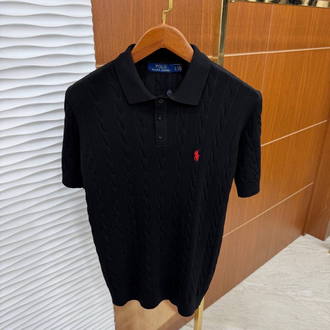 Polo Ralph Lauren Triko yakalı ( Siyah )