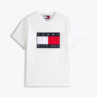 Tommy Hilfiger flag tişört ( beyaz )