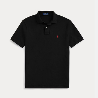 Ralph Lauren yakalı T-shirt ( Siyah )