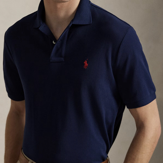 Ralph Lauren yakalı T-shirt ( Lacivert )