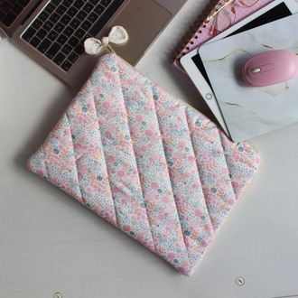 MacBook Yuvası -13.3"- Pembe Çiçekli