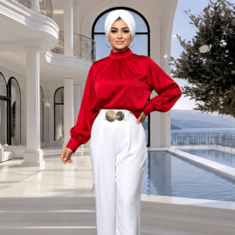 Lidya Kırmızı Gömlek