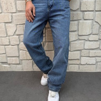 BAGGY ERKEK MAVİ KOT PANTOLON