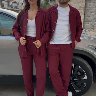  OTTOMAN TAKIM EŞ KOMBİNİ BORDO