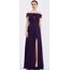 HALLMARK
Off Shoulder Maxi Chiffon Column Regular Purple Wedding Guest Dress Frc6399mur