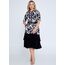 MY STYL
Mid-Length Midi Viscose Column Plus Size Black White Casual Dress Mys1022syh