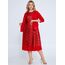 MY STYL
Long Sleeve Viscose Patterned Plus Size Red Black Two-Piece Outfit Mys2061kır