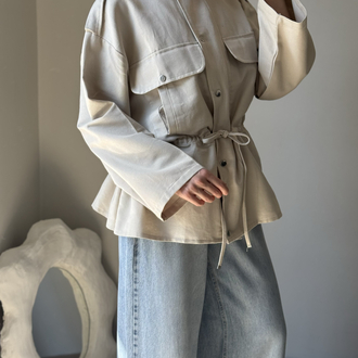 Massi Model Ceket Parka / Bej