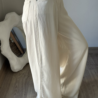 Tensel Kot Pantolon / krem 