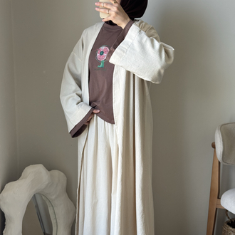 Kimono Takım / bej 