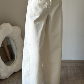 Wide Leg Jean Krem