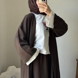 Kimono Takım / acı kahve