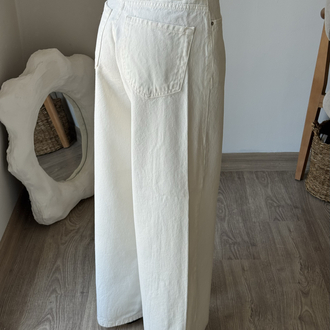 Wide Leg Jean Krem