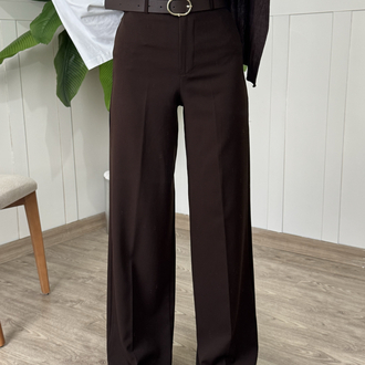 Ultra yüksek bel plazo pantalon