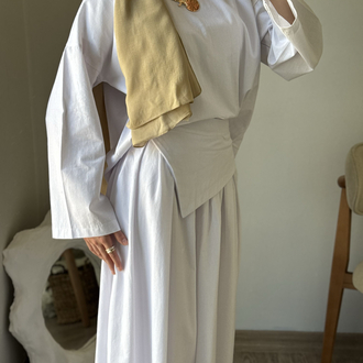 Lale Pantalon takım / beyaz