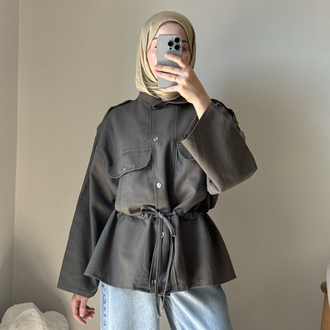 Massi Model Ceket Parka / haki