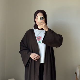 Kimono Takım / acı kahve