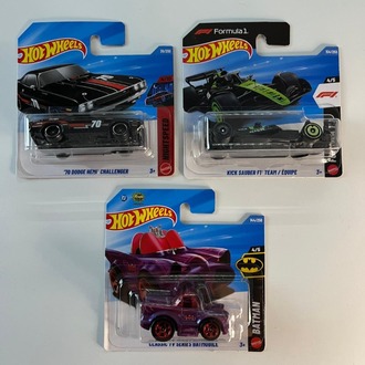 3'lü lot F1 Dodge Batman