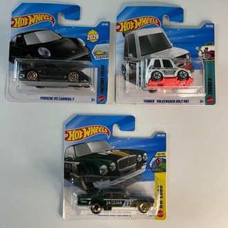 3'lü lot Porsche Jaguar Wolkswagen
