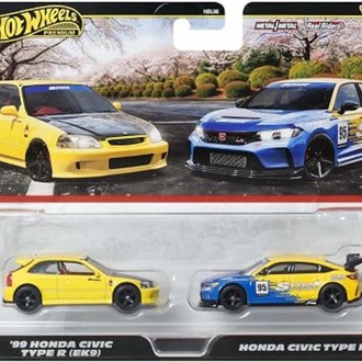 Hotwheels İkili Honda Civic Seti