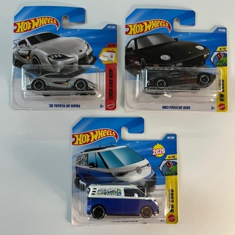 3 lü lot Supra Porsche Wolkswagen