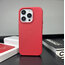 İPhone Kırmızı Deri Magsafe Case