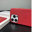 İPhone Kırmızı Deri Magsafe Case