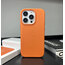 İPhone Turuncu Deri Magsafe Case