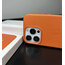 İPhone Turuncu Deri Magsafe Case