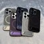 iPhone Standlı Metalik Case