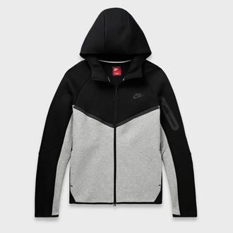 Tech Fleece 5th Gen Premium Hoodie Siyah/Gri