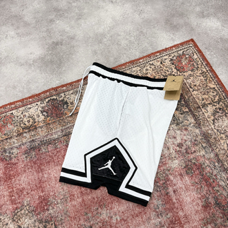 Jordan Diamond Şort Beyaz/Siyah