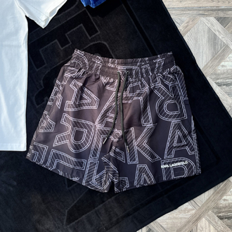 Karl Lagerfeld Premium Deniz Şortu Siyah [KL-001] 