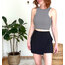 Çizgili Crop Body