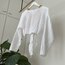 Beyaz Muslin Crop