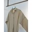 Bej Oversize Poplin Gömlek