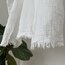 Beyaz Pamuk Kumas Kimono