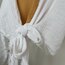 Beyaz Muslin Crop