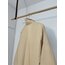 Bej Oversize Poplin Gömlek