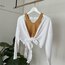 Beyaz Muslin Crop