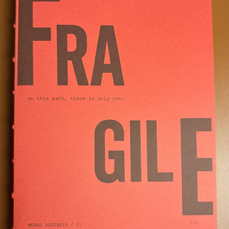 MONAD Aletheia El Yapımı A5 FRA/GILE Defter - Kareli, Açık Sırt Koptik Dikişli
