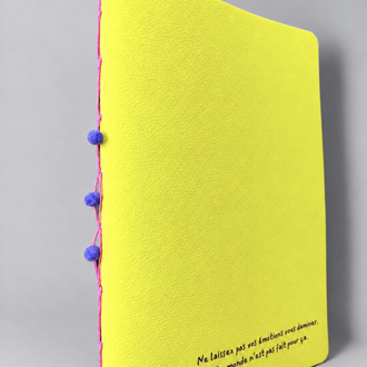 Duygular Serisi — Sarı El Yapımı Defter | MONAD Aletheia